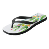 Flipflop Sandalen Boho Llama Bohemian Cacti Woesti Teenslippers (Schuin)