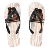 Flipflop Sandalen laarzen land rustiek western dra Teenslippers (Voetbed)