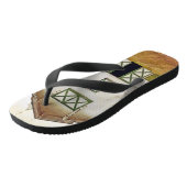 Flipflop Sandalen Zonsondergang Schuur Landelijk R Teenslippers (Schuin)