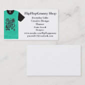 FlipFlopGranny SHOP Visitekaartje (Voorkant / Achterkant)