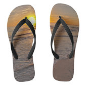 FlipFlops: Sunset by the Beach Teenslippers (Voetbed)