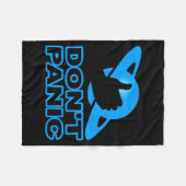 Flipn Sweet Don't Panic  Fleece Deken (Voorkant (Horizontaal))