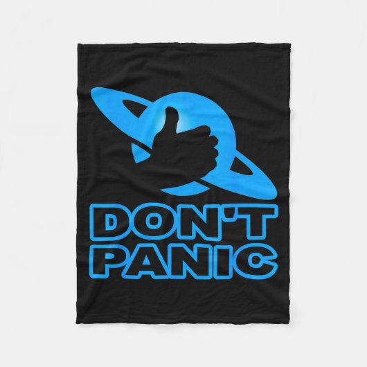 Flipn Sweet Don't Panic  Fleece Deken (Voorkant)