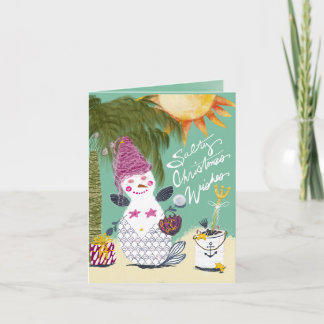 FlipNFlop Folded Holiday Card Feestdagen Kaart