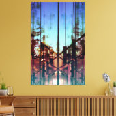 Flipped Lights hedendaagse beeldende kunst fotogra Canvas Afdruk (Insitu (Woonkamer))