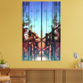 Flipped Lights hedendaagse beeldende kunst fotogra Canvas Afdruk (Insitu (Woonkamer))