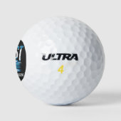 Flipped Up Ik sta bij de pinguïns Golfballen (Logo)