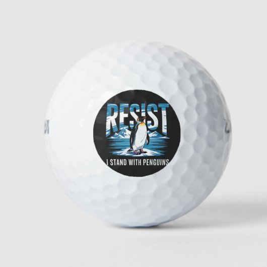 Flipped Up Ik sta bij de pinguïns Golfballen (Voorkant)