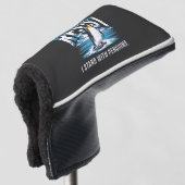 Flipped Up Ik sta bij de pinguïns Golfheadcover (3/4 voorkant)