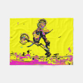 Flippen uit! - Freestyle motorcross trucs Fleece Deken (Voorkant (Horizontaal))