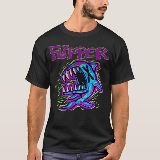 Flipper grappig t-shirt (Voorkant)
