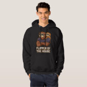 Flipper of the House Daddy Hard Work Dad Dedicatio Hoodie (Voorkant volledig)