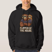 Flipper of the House Daddy Hard Work Dad Dedicatio Hoodie (Voorkant)