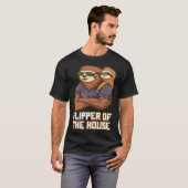 Flipper of the House Daddy Hard Work Dad Dedicatio T-shirt (Voorkant volledig)
