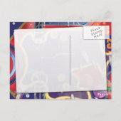 Flipperkast Briefkaart (Achterkant)
