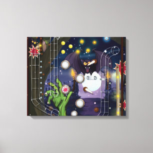 Flipperkast Canvas Afdruk