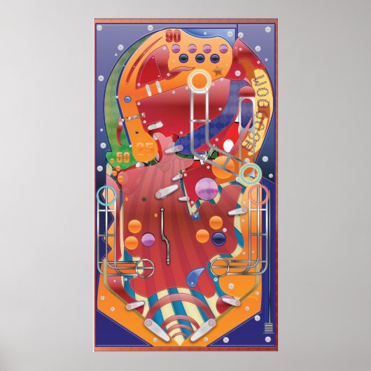 Flipperkast Poster (Voorkant)