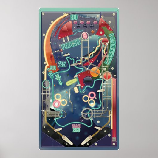 Flipperkast Poster (Voorkant)
