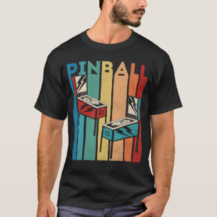 Flipperkast Retro Vintage Multiball Flipperkast Ar T-shirt