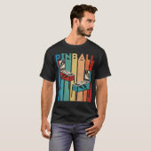 Flipperkast Retro Vintage Multiball Flipperkast Ar T-shirt (Voorkant volledig)
