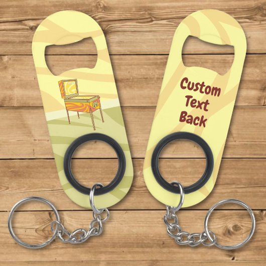 Flipperkast-sleutelhanger flesopener mini flessenopener