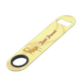 Flipperkast snelheidsflesopener speed flessenopener (Voorkant Gekanteld)