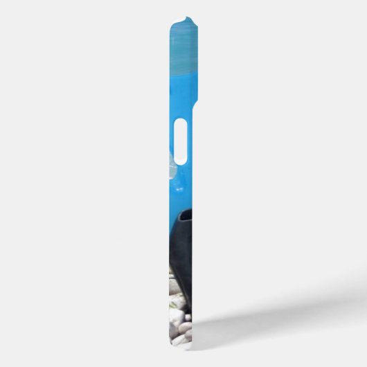 Flippers, kiezels en oceaan Case-Mate iPhone case (Achterkant / Rechts)