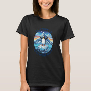 Flippers omhoog met de pinguïns, weerstaan pinguïn t-shirt