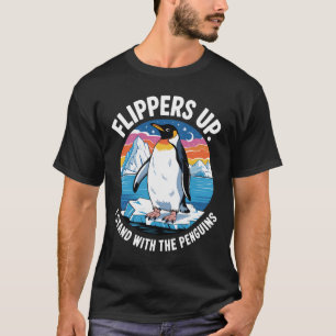 Flippers staan op met de Pinguïns Bevrijdingsdag T-shirt