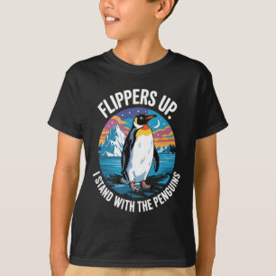Flippers staan op met de Pinguïns Bevrijdingsdag T-shirt