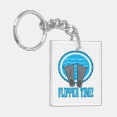 Flippertijd Sleutelhanger (Voorkant Links)