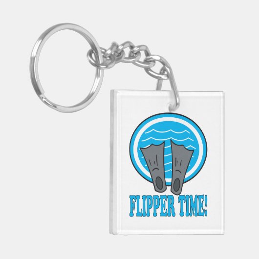 Flippertijd Sleutelhanger (Voorkant Links)