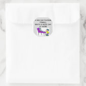 FLIPPERTJE RONDE STICKER (Tas)