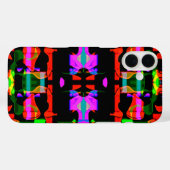 Flippiges cooles buntes Top Design für Case-Mate iPhone Case (Achterkant (horizontaal))