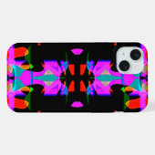 Flippiges cooles buntes Top Design für iPhone Hoesje (Achterkant horizontaal)