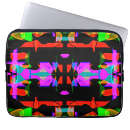 Flippiges cooles buntes Top Design für Laptop Sleeve