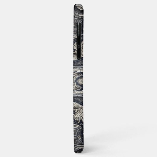 Flippiges cooles Kroko Top Design für Case-Mate iPhone Case (Achterkant/links)