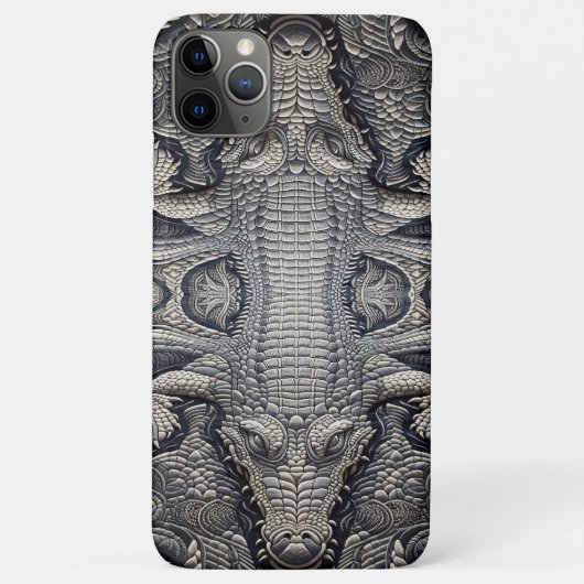 Flippiges cooles Kroko Top Design für Case-Mate iPhone Case (Achterkant)