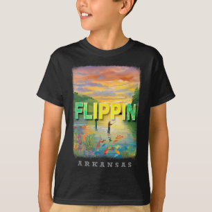 Flippin Arkansas Ar Visparadijs Voor Vissen Sd760 T-shirt