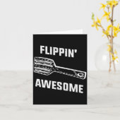 Flippin Awesome Spatel - Grappige Bakker Of Kok Kaart (Gele Bloem)
