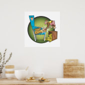 Flippin' Chimp Poster (Keuken)