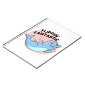 Flippin Fantastische Grappige Dolfijn Pun  Notitieboek (Linkerzijde)