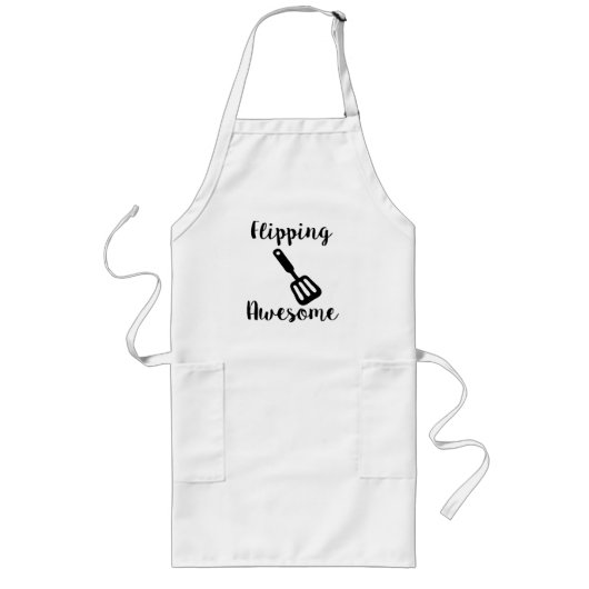 Flippin Geweldige Apron Lang Schort (Voorkant)