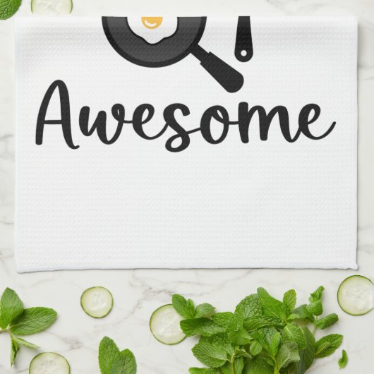 Flippin Geweldige keukenhanddoek (Gevouwen)