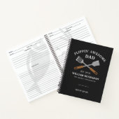 Flippin Geweldige pa BBQ Father Personalized Recip Notitieboek (Binnen)
