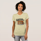 Flippin' Geweldige Pannenkoekenstapel Grappig Ontb T-shirt (Voorkant volledig)
