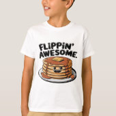 Flippin' Geweldige Pannenkoekenstapel Grappig Ontb T-shirt (Voorkant)