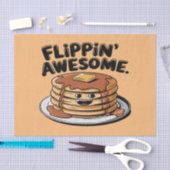 Flippin' Geweldige Pannenkoekenstapel Grappig Ontb Tissuepapier (Craft)