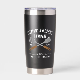 Flippin Geweldige Pawpaw Vaderdag Custom Geïsoleerde Drinkbeker