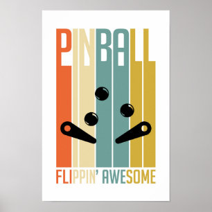 Flippin Geweldige - Pinball Poster